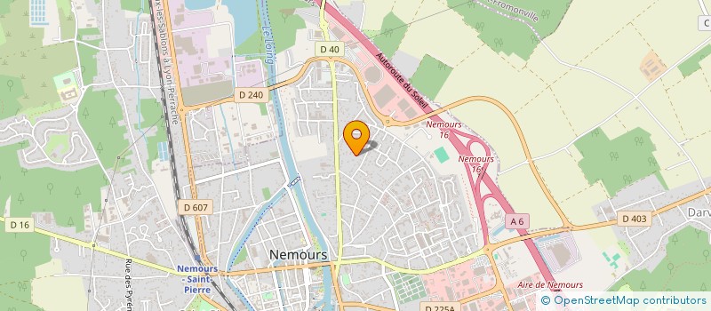 localisation de l'entreprise MADAME GAELLE FERREIRA à NEMOURS