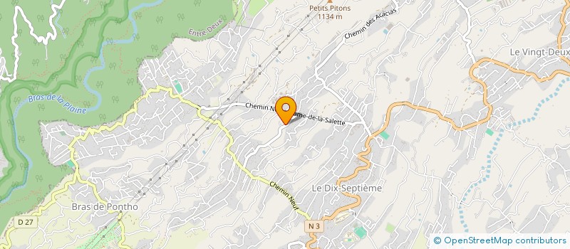 localisation de l'entreprise MADAME GAELLE FERRERE  LE TAMPON