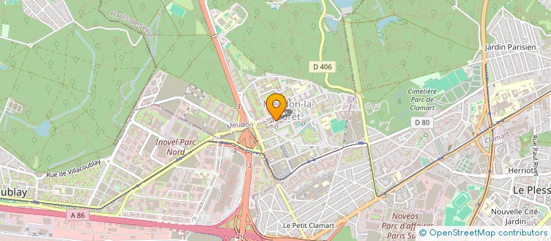 localisation de l'entreprise MADAME GAELLE FERRIZ  MEUDON