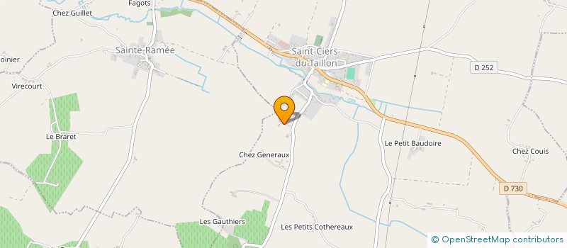 localisation de l'entreprise MADAME GAELLE FIORUCCI  SAINT-CIERS-DU-TAILLON