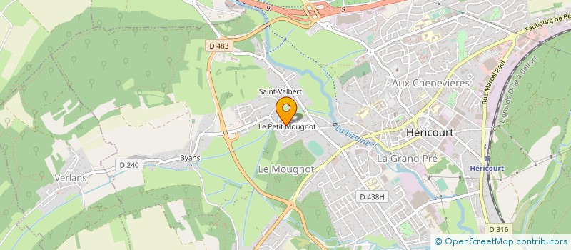 localisation de l'entreprise MADAME GAELLE FISCHER à MONTBELIARD