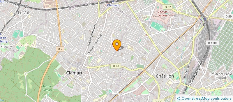 localisation de l'entreprise MADAME GAELLE FLEUROT à CLAMART