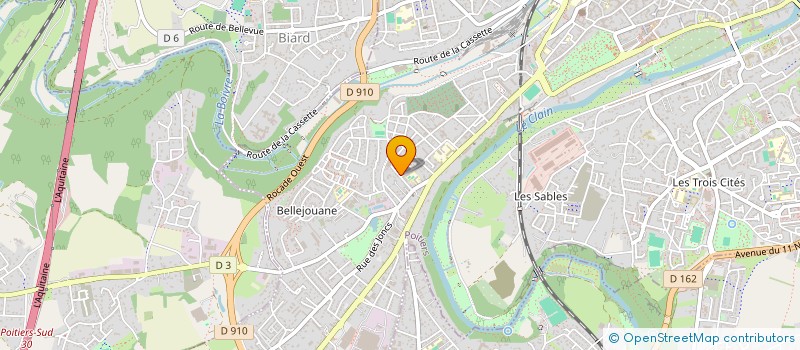 localisation de l'entreprise MADAME GAELLE FLEURY  POITIERS