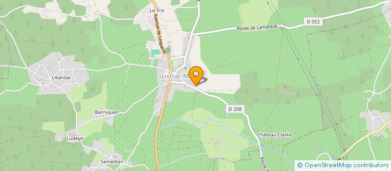 localisation de l'entreprise MADAME GAELLE FOLL  LISTRAC-MEDOC