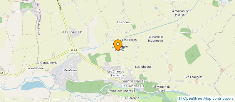 localisation de l'entreprise MADAME GAELLE FORITE à SAINT-HILAIRE-LES-ANDRESIS