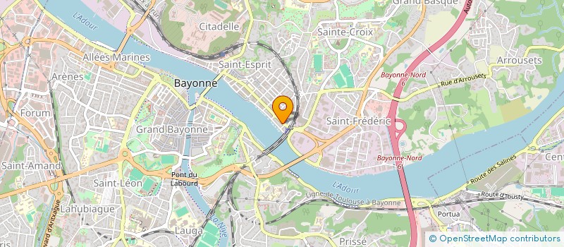 localisation de l'entreprise MADAME GAELLE FORTABAT  BAYONNE