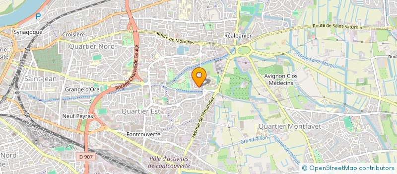 localisation de l'entreprise MADAME GAELLE FOURNY à AVIGNON