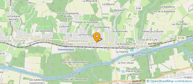 localisation de l'entreprise MADAME GAELLE FOURREAU  CHENONCEAUX