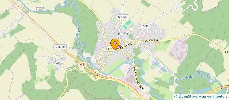 localisation de l'entreprise MADAME GAELLE FRAMBOISIER  BRAINE