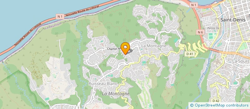 localisation de l'entreprise MADAME GAELLE FRANCOISE  SAINT-DENIS