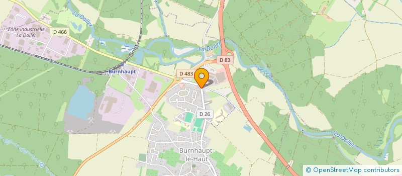 localisation de l'entreprise MADAME GAELLE FRANTZ  BURNHAUPT-LE-HAUT