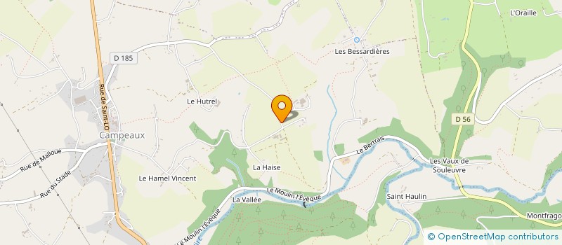 localisation de l'entreprise MADAME GAELLE FRAVAL à SOULEUVRE EN BOCAGE