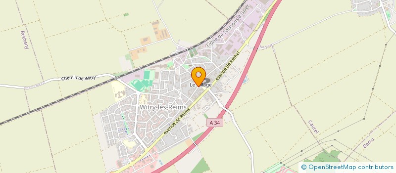 localisation de l'entreprise MADAME GAELLE FRAYSSE  WITRY-LES-REIMS