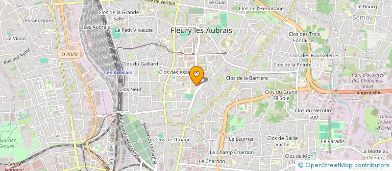 localisation de l'entreprise MADAME GAELLE FRITSCH à FLEURY-LES-AUBRAIS