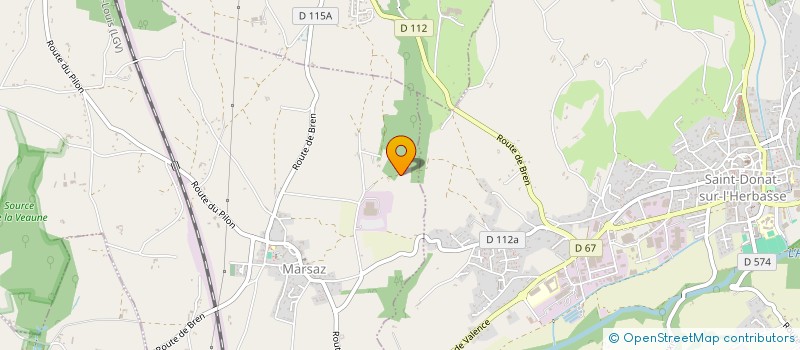 localisation de l'entreprise MADAME GAELLE GACHE  MARSAZ