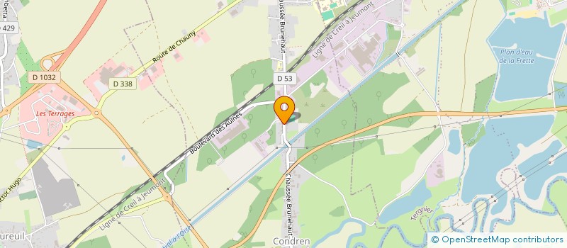 localisation de l'entreprise MADAME GAELLE GALHAUT  TERGNIER