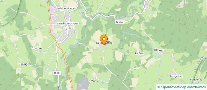 localisation de l'entreprise MADAME GAELLE GALLIEN  SAINT-GEORGES-LAGRICOL