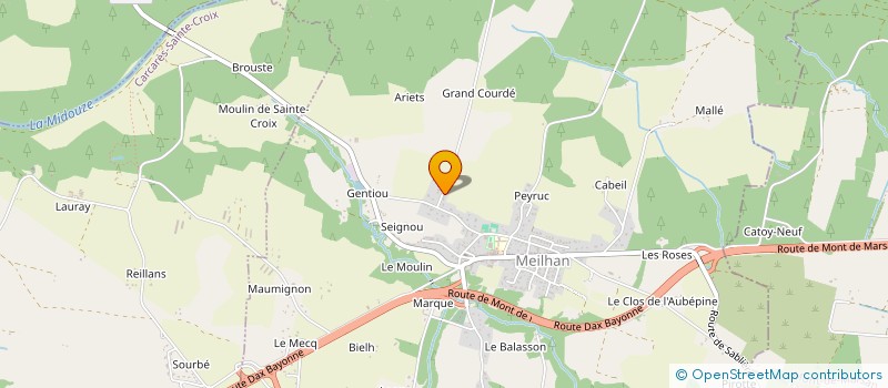 localisation de l'entreprise MADAME GAELLE GASNAULT  MEILHAN