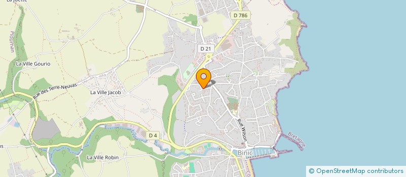 localisation de l'entreprise MADAME GAELLE GAUDIN  BINIC-ETABLES-SUR-MER