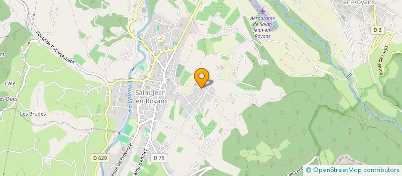 localisation de l'entreprise MADAME GAELLE GAUTIER  SAINT-JEAN-EN-ROYANS