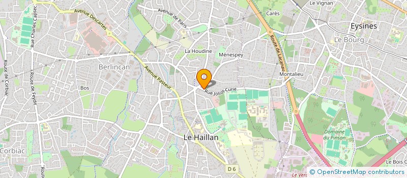 localisation de l'entreprise MADAME GAELLE GENDREAU  LE HAILLAN