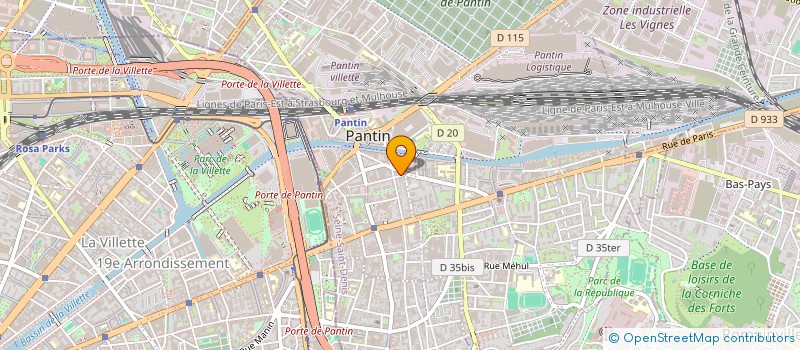 localisation de l'entreprise MADAME GAELLE GESTIN à PANTIN
