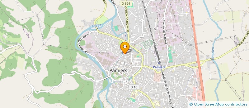 localisation de l'entreprise MADAME GAELLE GIMENEZ à PAMIERS