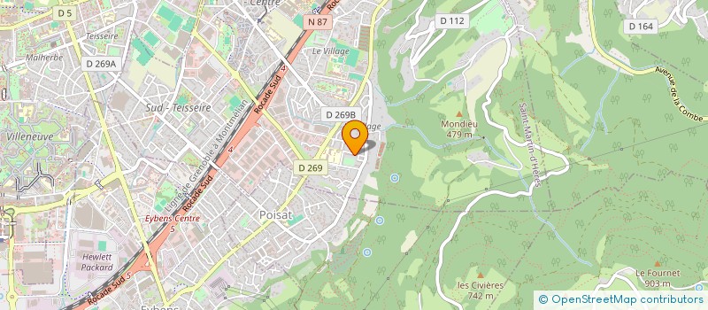 localisation de l'entreprise MADAME GAELLE GIROULET  SAINT-MARTIN-D'HERES
