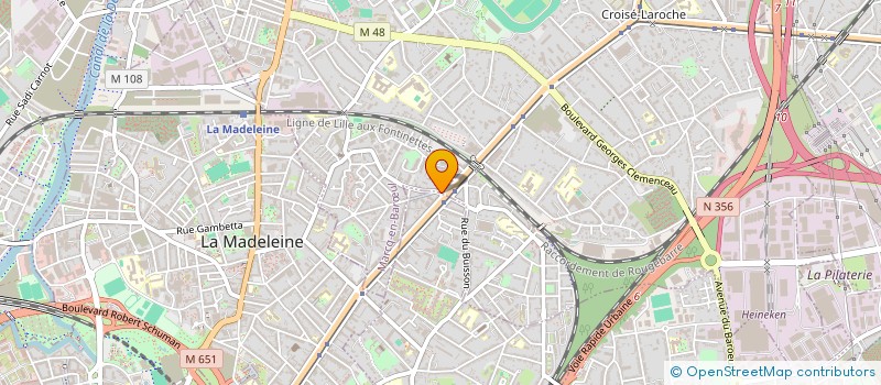 localisation de l'entreprise MADAME GAELLE GODIN à MARCQ-EN-BARŒUL