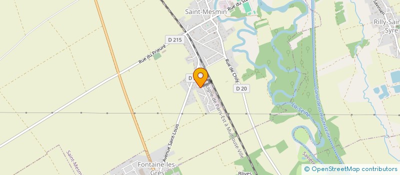 localisation de l'entreprise MADAME GAELLE GOMEZ  SAINT-MESMIN