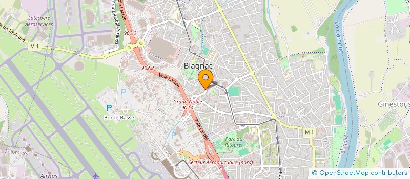 localisation de l'entreprise MADAME GAELLE GOMEZ  BLAGNAC