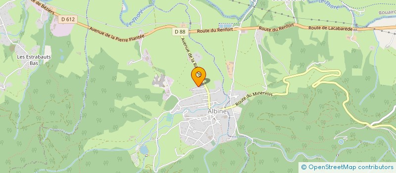 localisation de l'entreprise MADAME GAELLE GORUCHON  ALBINE