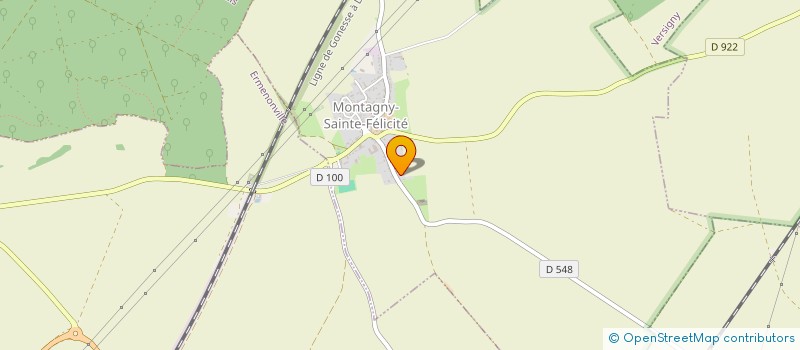 localisation de l'entreprise MADAME GAELLE GOSSELET  MONTAGNY-SAINTE-FELICITE