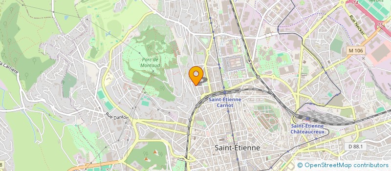 localisation de l'entreprise MADAME GAELLE GREGOIRE  SAINT-ETIENNE