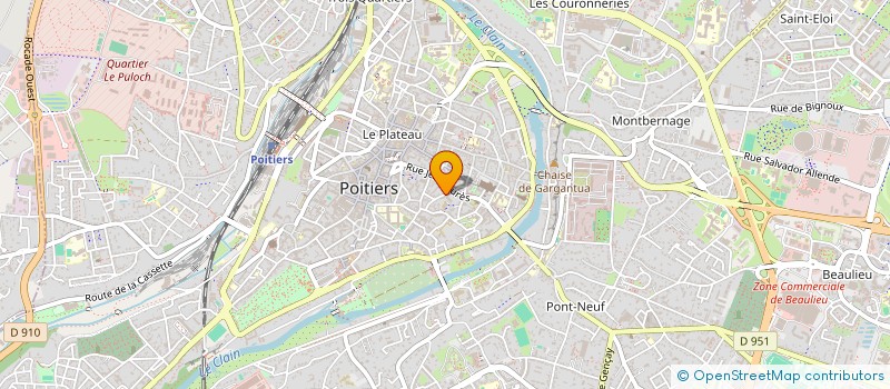 localisation de l'entreprise MADAME GAELLE GREGOIRE  POITIERS