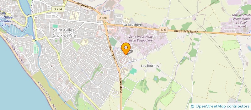 localisation de l'entreprise MADAME GAELLE GRENET  SAINT-GILLES-CROIX-DE-VIE