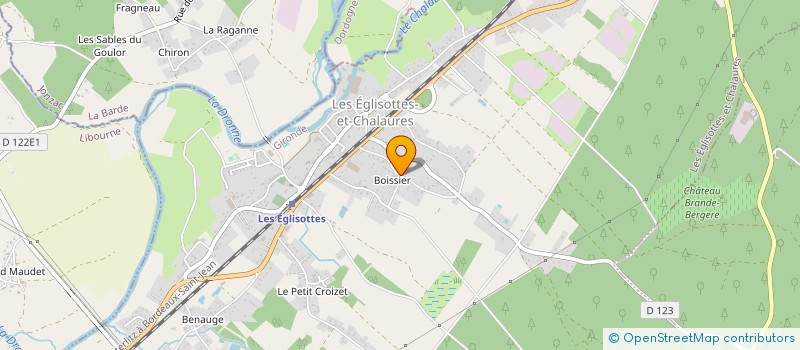 localisation de l'entreprise MADAME GAELLE GRICOURT  LES EGLISOTTES-ET-CHALAURES