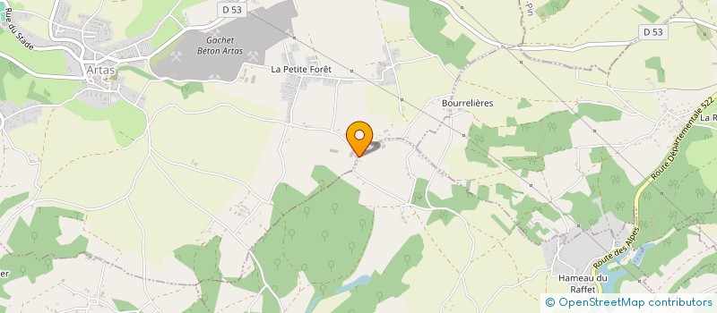 localisation de l'entreprise MADAME GAELLE GUETAT  ARTAS