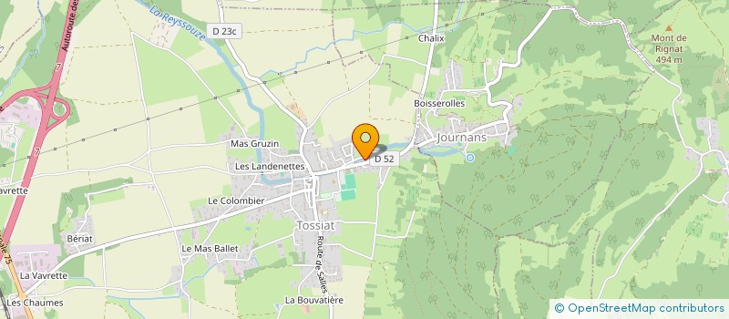 localisation de l'entreprise MADAME GAELLE GUIBOURGE à TOSSIAT