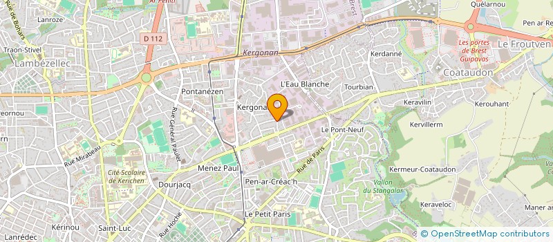 localisation de l'entreprise MADAME GAELLE GUIGUEN à BREST