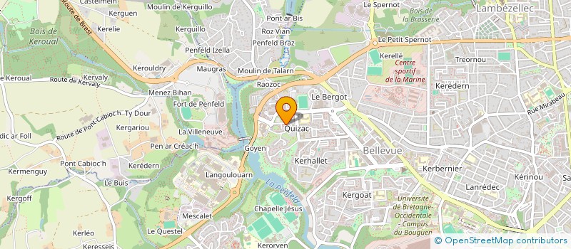 localisation de l'entreprise MADAME GAELLE GUILLERMIC à BREST