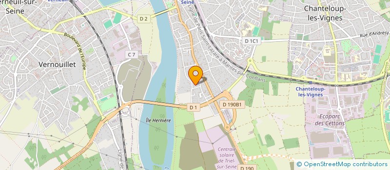 localisation de l'entreprise MADAME GAELLE GUILMART  TRIEL-SUR-SEINE