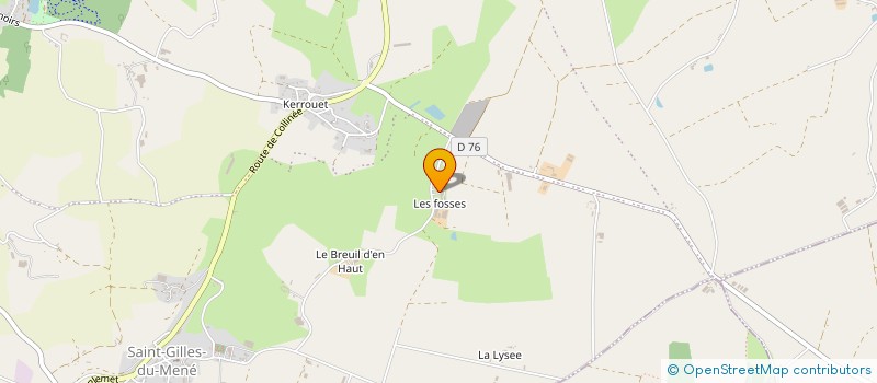localisation de l'entreprise MADAME GAELLE HAMAYON à LE MENE