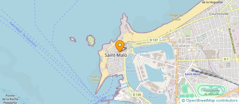 localisation de l'entreprise MADAME GAELLE HEMAR  SAINT-MALO