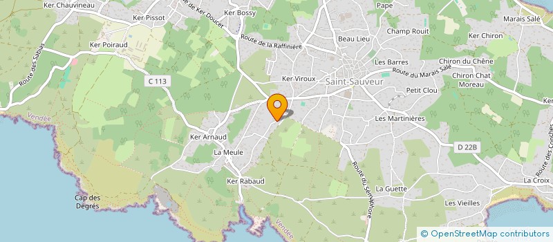 localisation de l'entreprise MADAME GAELLE HENNEQUIN à L'ILE-D'YEU