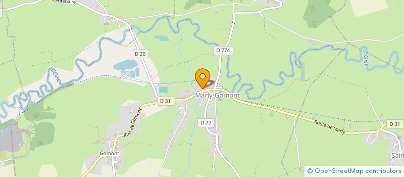 localisation de l'entreprise MADAME GAELLE HERAUD  MARLY-GOMONT
