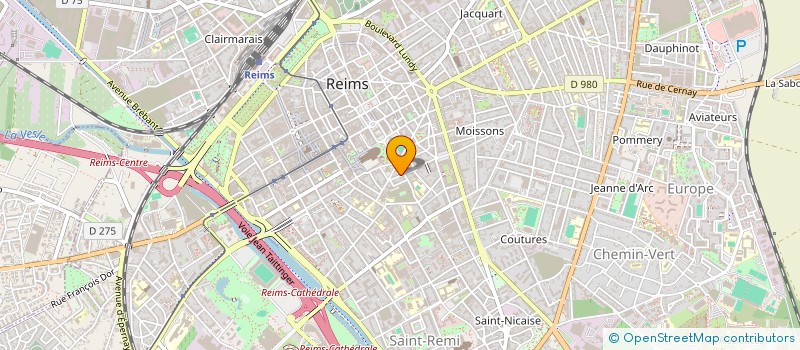 localisation de l'entreprise MADAME GAELLE HERISSE  REIMS