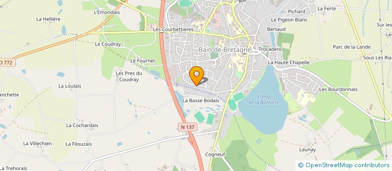 localisation de l'entreprise MADAME GAELLE HERISSEAU  BAIN-DE-BRETAGNE