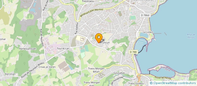 localisation de l'entreprise MADAME GAELLE HILLION  PERROS-GUIREC