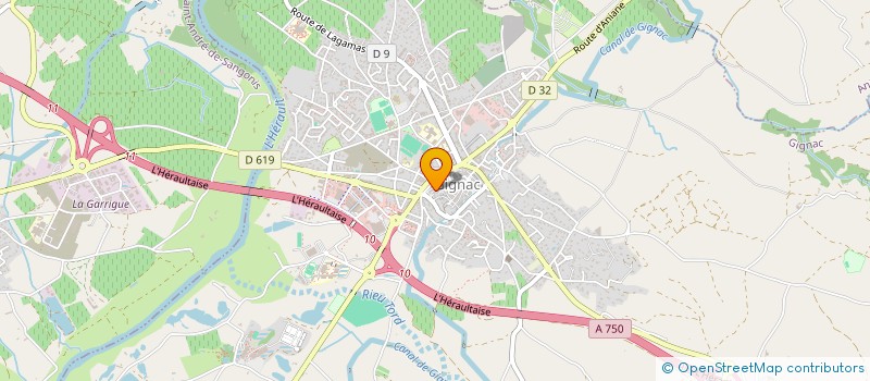 localisation de l'entreprise MADAME GAELLE HISLER  GIGNAC